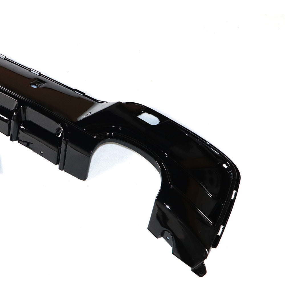 BMW 1 Series F20 GLOSS BLACK M Sport Style Rear Diffuser – Quad Outlet (2011–2019)