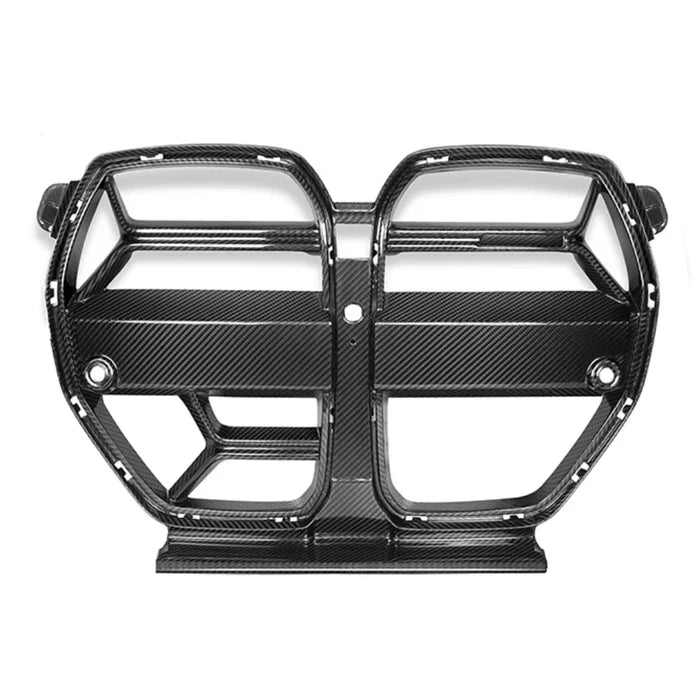 BMW M3/M4 G8x CSL STYLE FRONT GRILLES CARBON FIBRE (WITH ACC / WITHOUT ACC)