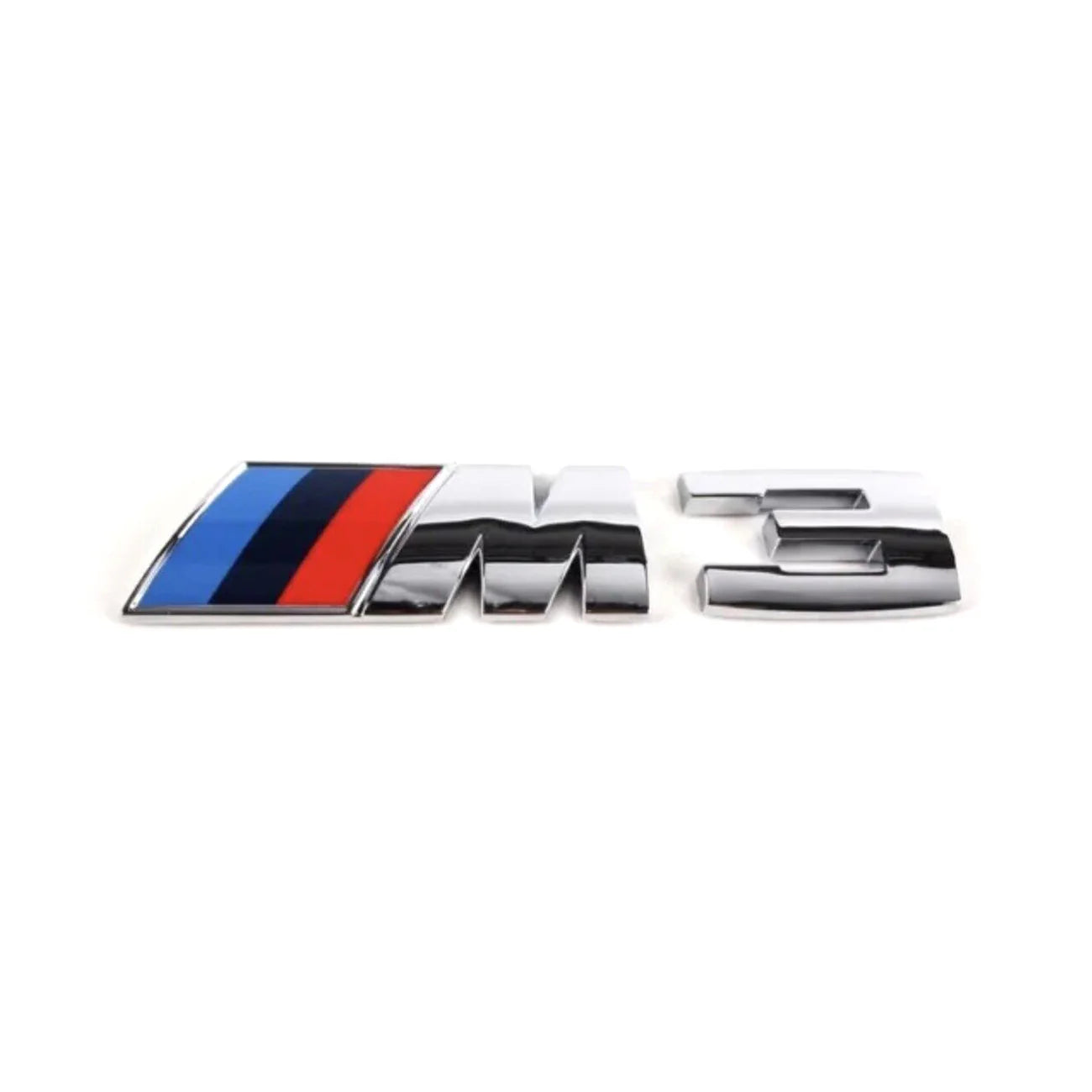BMW M3 Rear Trunk Badge – Gloss Black / Matte Black / Silver