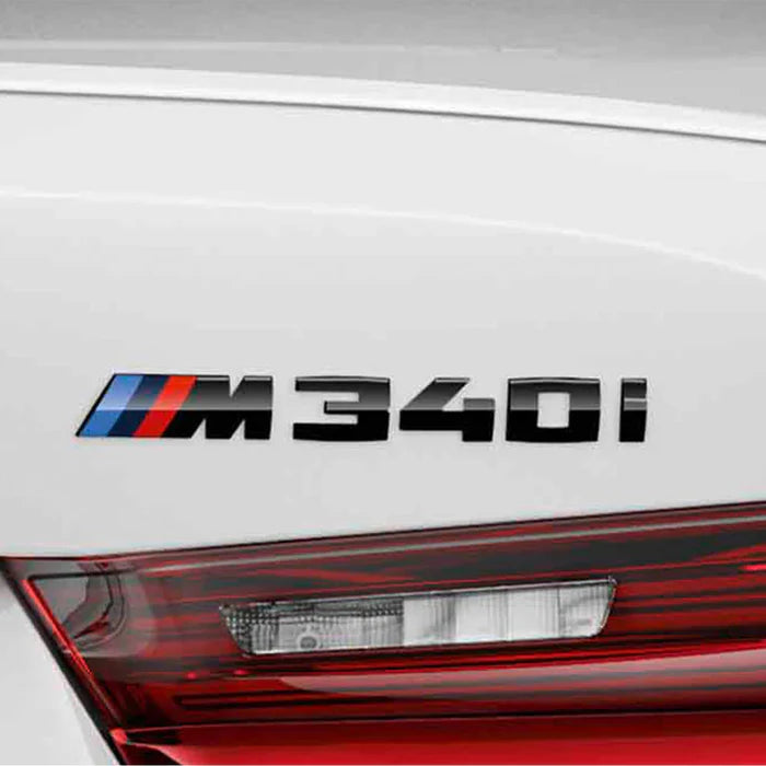 BMW M340i Badge – Silver, Gloss Black, or Matte Black