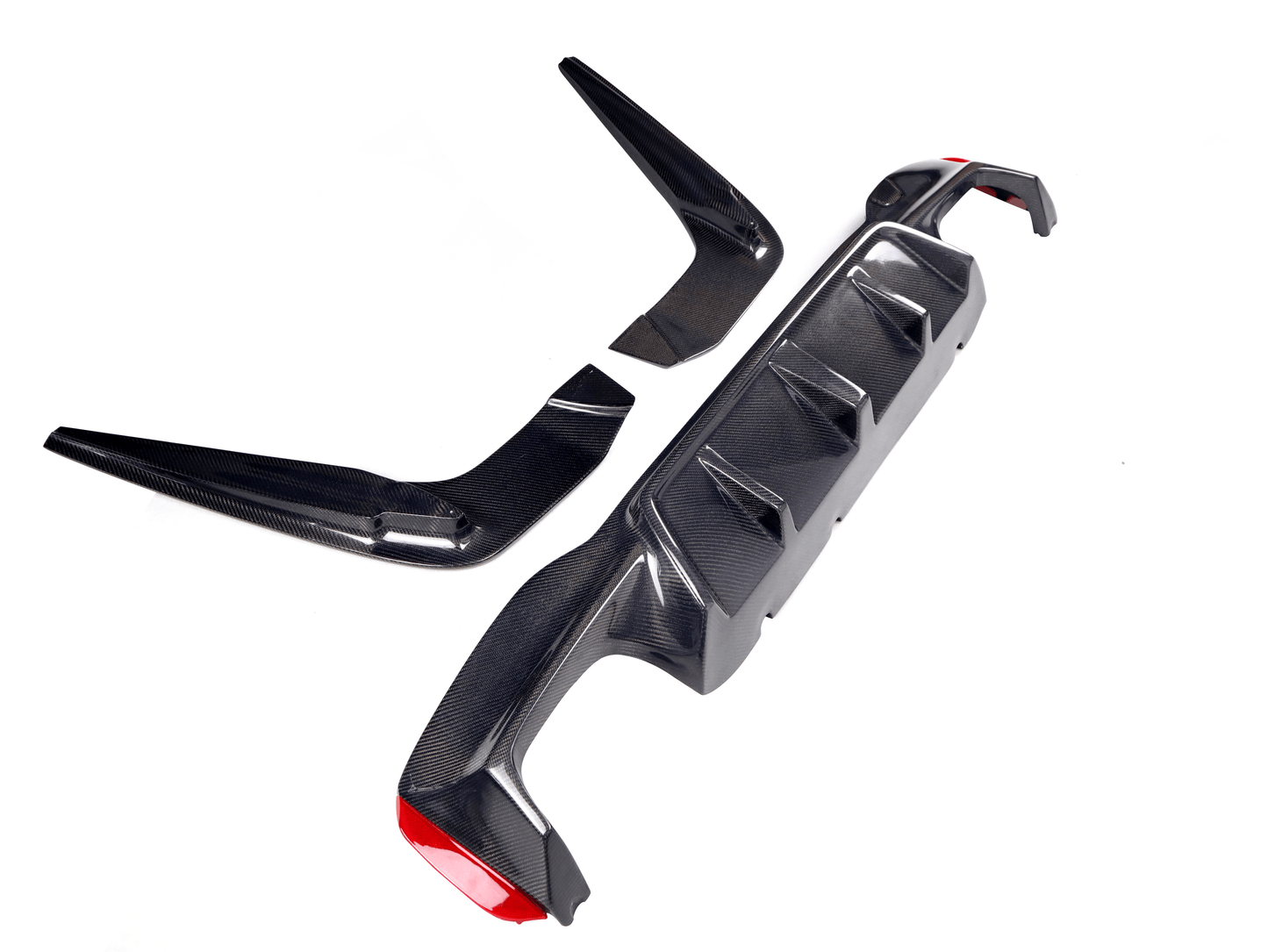 BMW F90 M5 CARBON FIBRE Aero Rear Diffuser with Splitters (2018+)