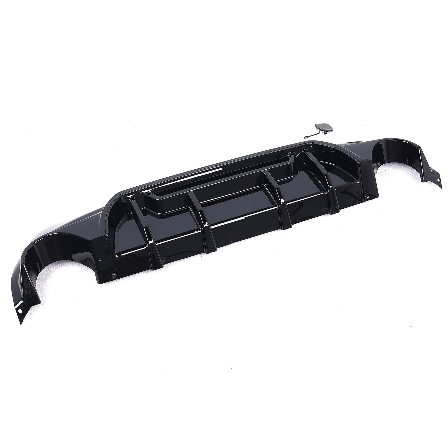 BMW F40 1 Series GLOSS BLACK Competition Style Rear Diffuser – Single Exit Each Side (2019–Present)
