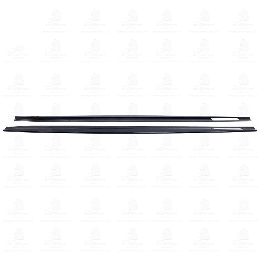 BMW G22 G23 4 Series GLOSS BLACK Performance Style V1 Side Skirts (2021–2023)