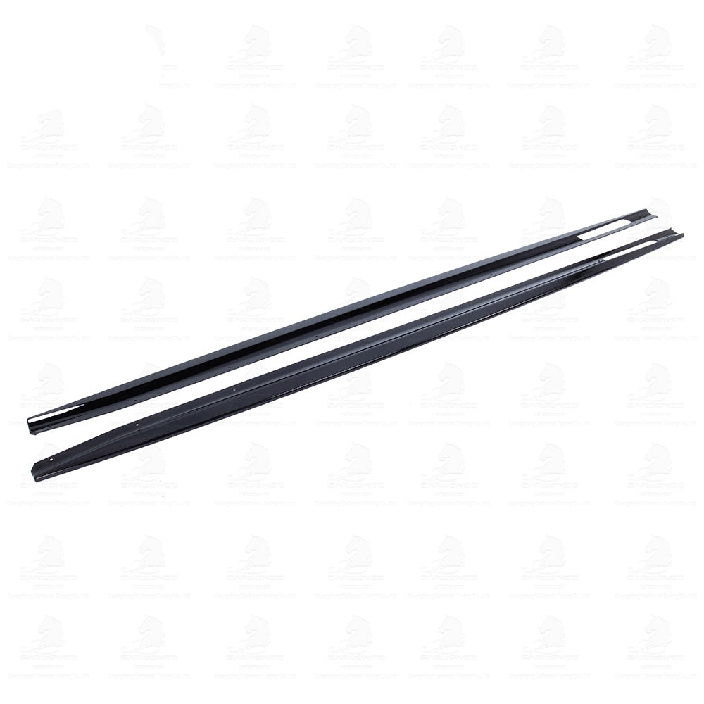 BMW G22 G23 4 Series GLOSS BLACK Performance Style V1 Side Skirts (2021–2023)