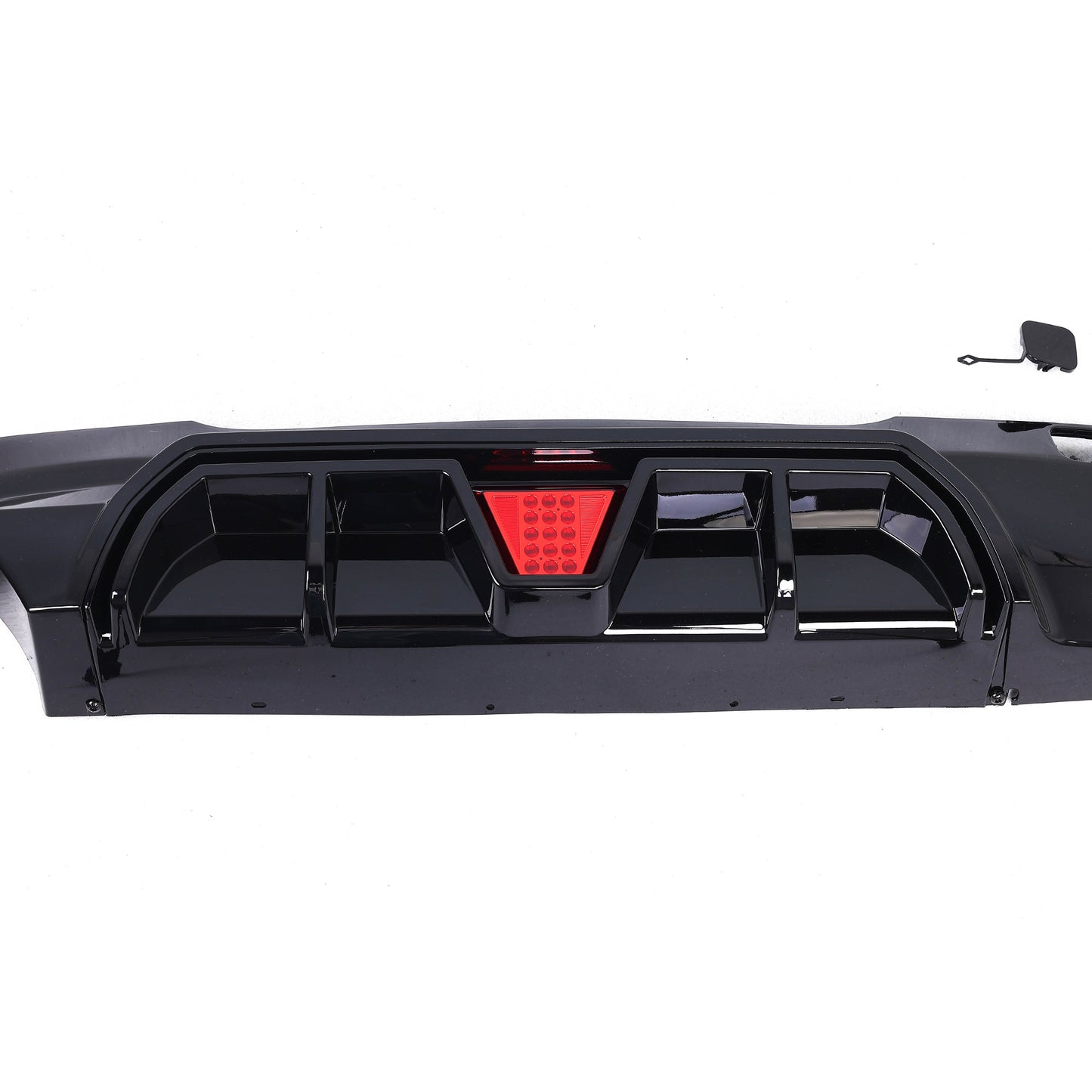BMW F40 1 Series GLOSS BLACK Competition Style Rear Diffuser with LED – Single Side Exit (2019–Present)