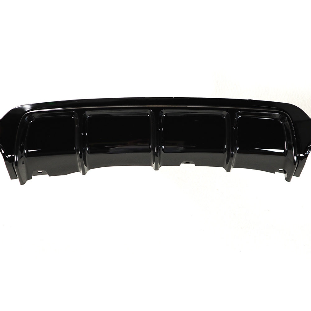 BMW F32 F33 F36 4 Series GLOSS BLACK Performance Style Rear Diffuser – Quad Exit (2 Each Side) (2013–2020)