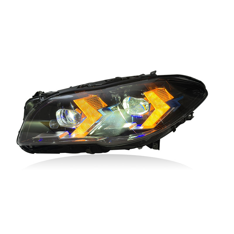 BMW 5 Series F10 & M5 F10 LED Snake Eyes Style Headlights – New Style DRL (2011–2017)