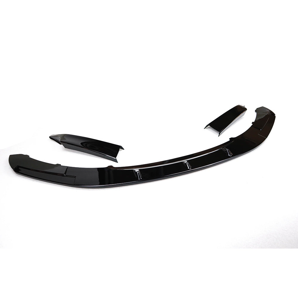 BMW 1 Series F20 GLOSS BLACK M Performance Style Front Bumper Lip & Splitters (2011–2019)