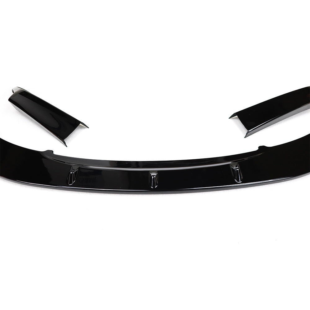 BMW 1 Series F20 GLOSS BLACK M Performance Style Front Bumper Lip & Splitters (2011–2019)