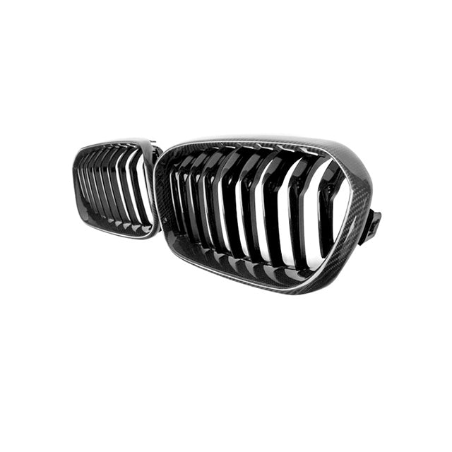 BMW 1 Series E82/E87 LCI CARBON FIBRE Front Kidney Grilles (2008–2011)