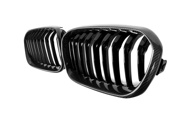 BMW 1 Series E82/E87 LCI CARBON FIBRE Front Kidney Grilles (2008–2011)