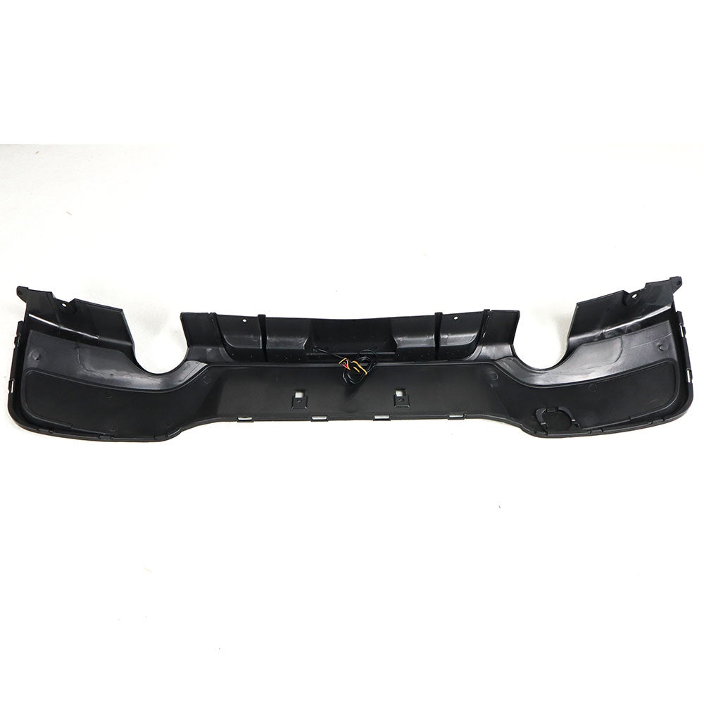 BMW 1 Series F20 GLOSS BLACK M Sport Style Rear Diffuser with LED – Dual Outlet (2011–2019)