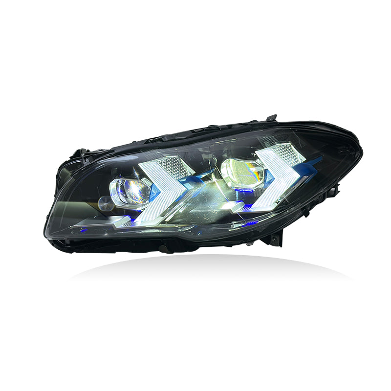 BMW 5 Series F10 & M5 F10 LED Snake Eyes Style Headlights – New Style DRL (2011–2017)