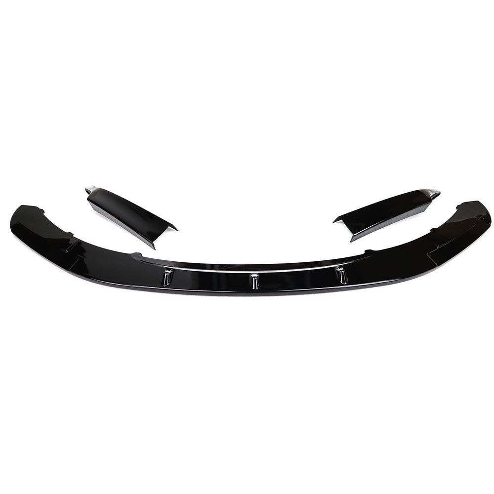 BMW 1 Series F20 GLOSS BLACK M Performance Style Front Bumper Lip & Splitters (2011–2019)