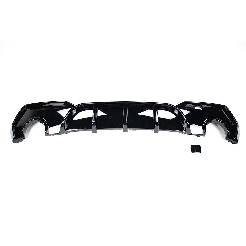 BMW G22 G23 4 Series GLOSS BLACK M-Performance Style Rear Diffuser (2020+)