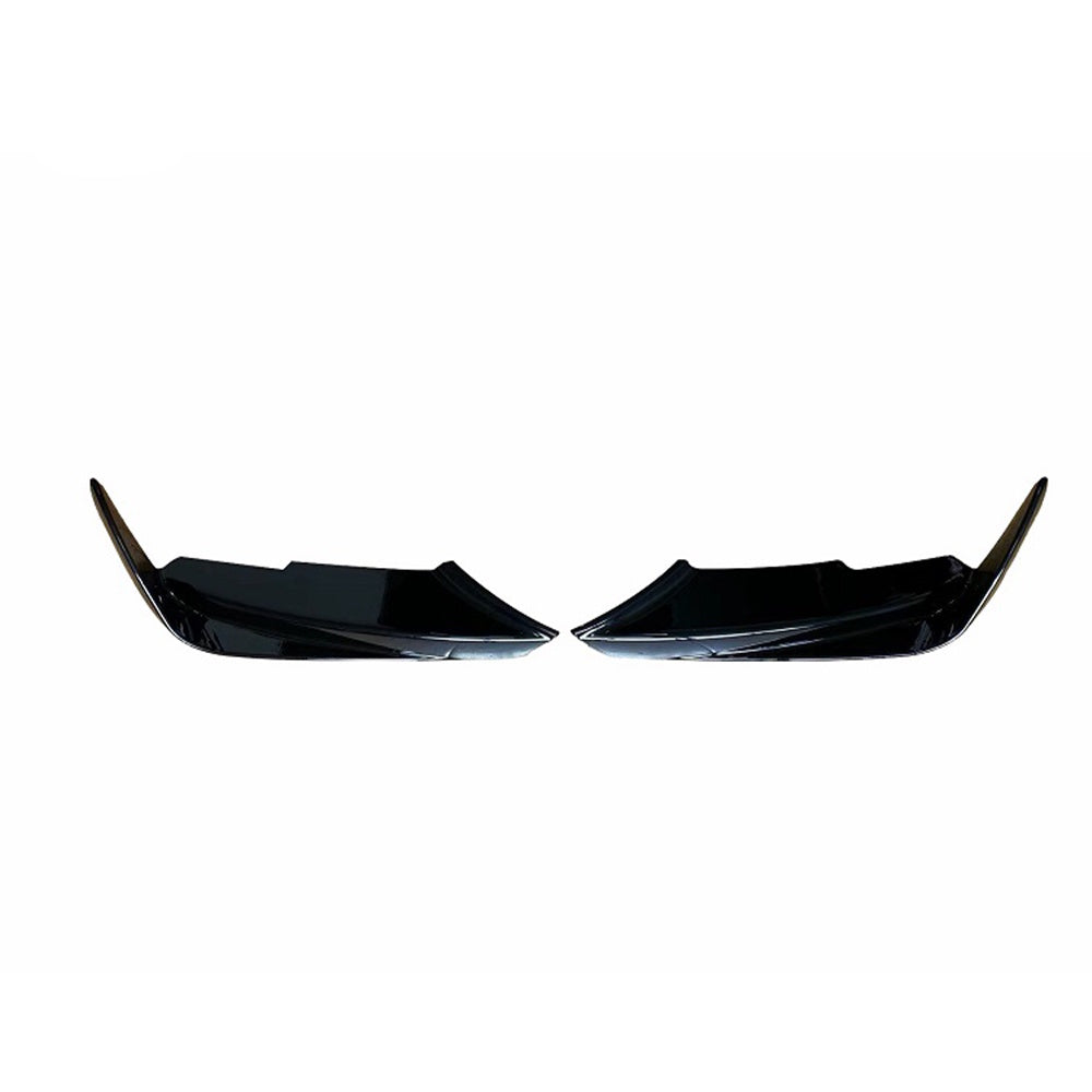 BMW F32 F33 F36 4 Series GLOSS BLACK Front Air Duct Vent Inserts (2014–2020)