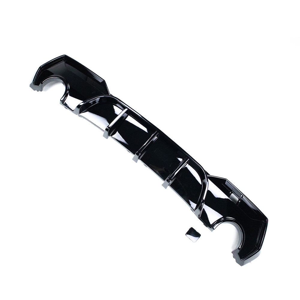 BMW G22 G23 4 Series GLOSS BLACK M-Performance Style Rear Diffuser (2020+)