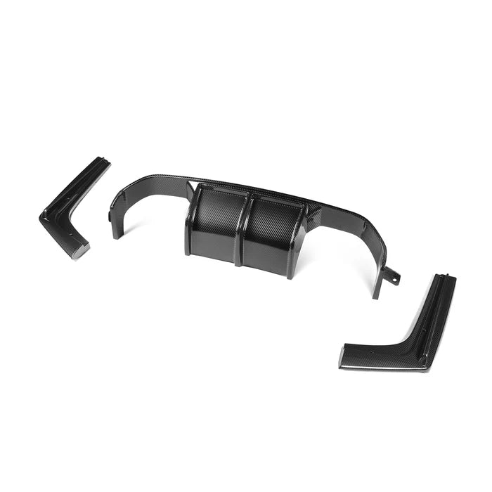BMW M3/M4 F8x 3 PIECE AGGRESSIVE REAR DIFFUSER CARBON FIBRE