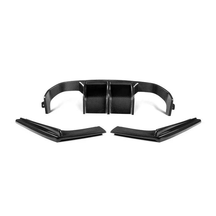 BMW M3/M4 F8x 3 PIECE AGGRESSIVE REAR DIFFUSER CARBON FIBRE