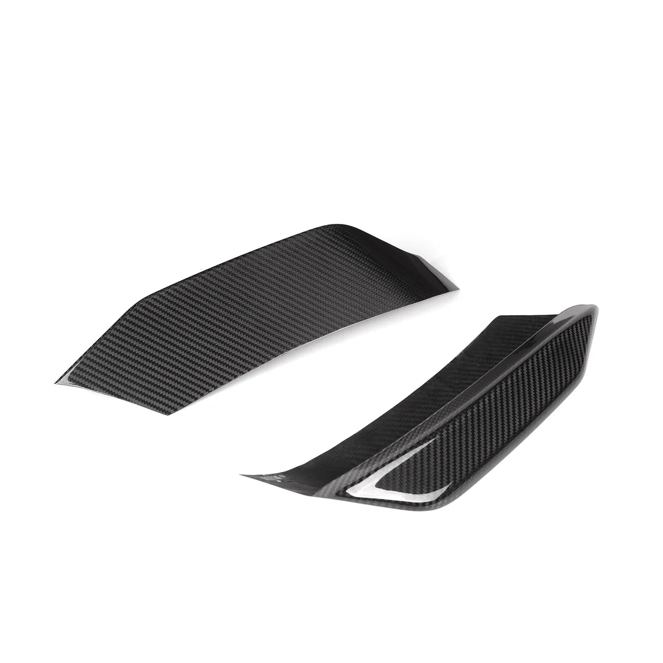 BMW F80 M3 & F82 M4 CARBON FIBRE M-Performance Style Front Upper Lip Splitter Flaps