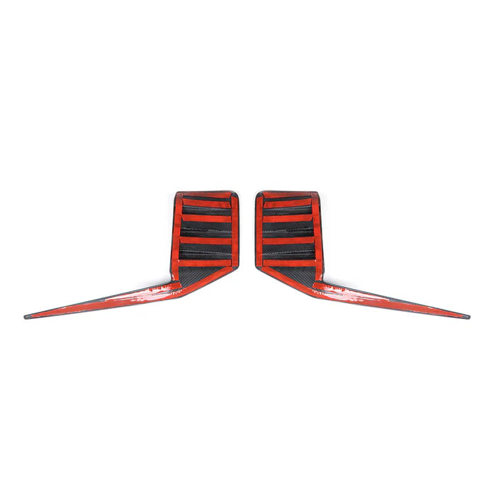 BMW M2 G87 Performance Style CARBON FIBRE Rear Bumper Inserts