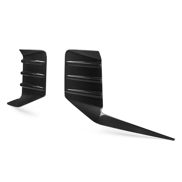 BMW M2 G87 Performance Style CARBON FIBRE Rear Bumper Inserts