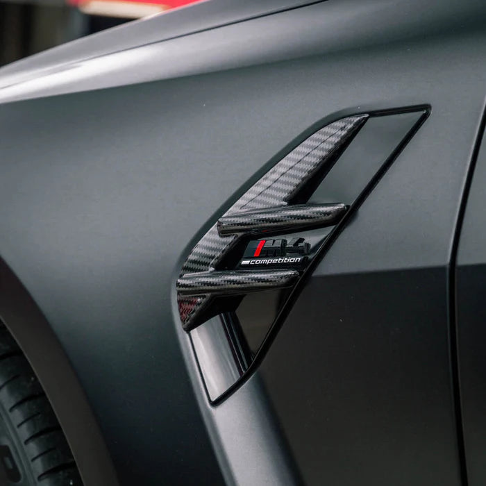 BMW M3/M4 G8x SIDE FENDER VENT TRIMS CARBON FIBRE