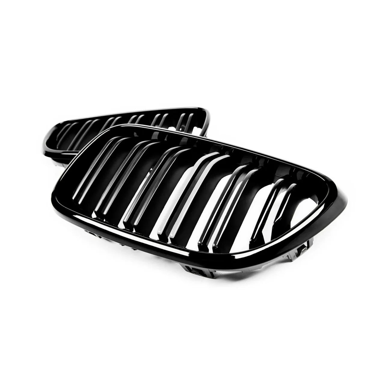 BMW 2 Series/M2 (F22, F23, F87) Double Slat Front Grille GLOSS BLACK