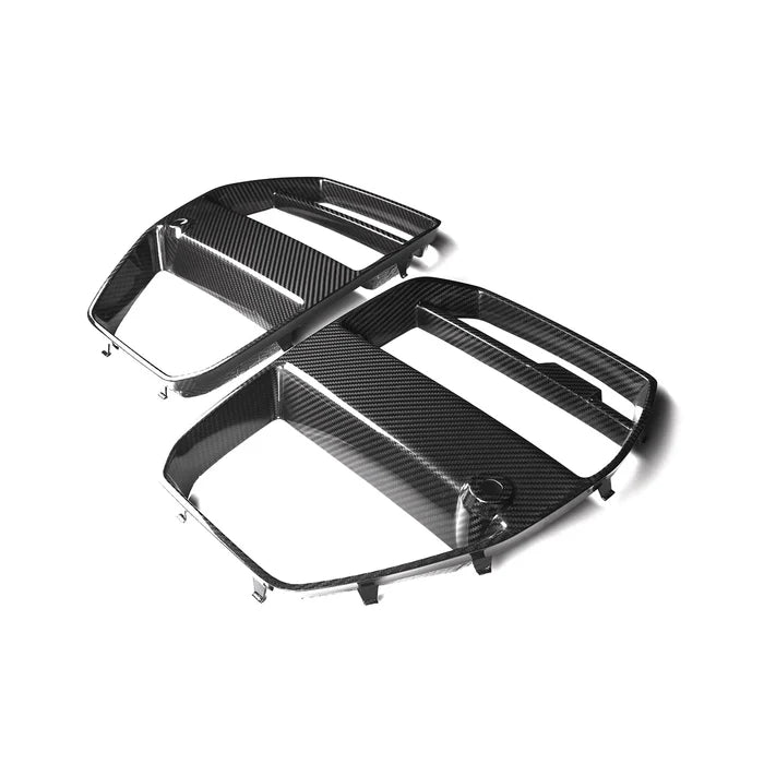 BMW M3/M4 G8x GTS STYLE FRONT GRILLES CARBON FIBRE (WITH ACC / WITHOUT ACC)