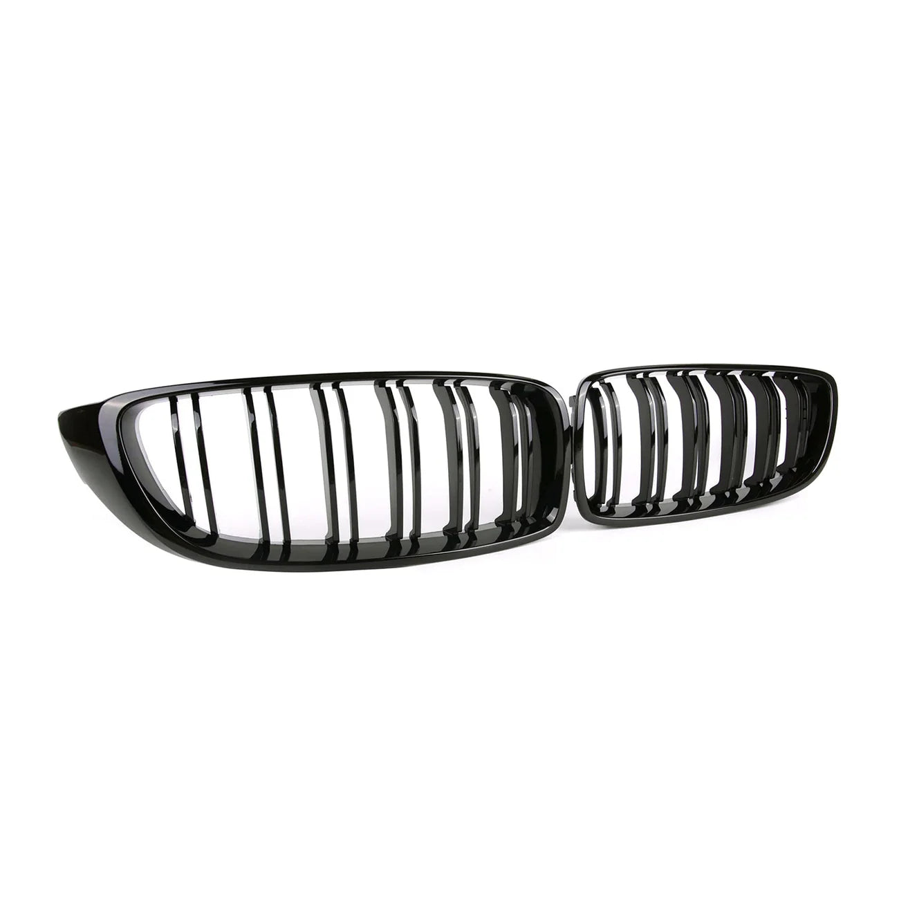 BMW F30 3 Series, F32/F36 4 Series, F80 M3 & F82 M4 GLOSS BLACK Double Slat Front Grille