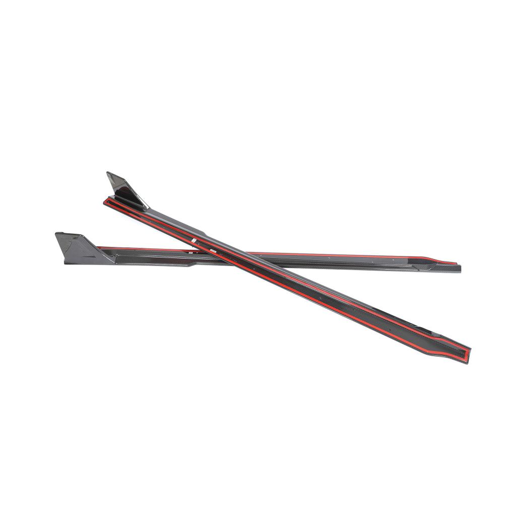 BMW M2 G87 CARBON FIBRE Performance Side Skirt Extensions