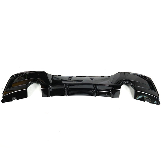 BMW 1 Series F20 GLOSS BLACK M Sport Style Rear Diffuser – Dual Outlet (2011–2019)