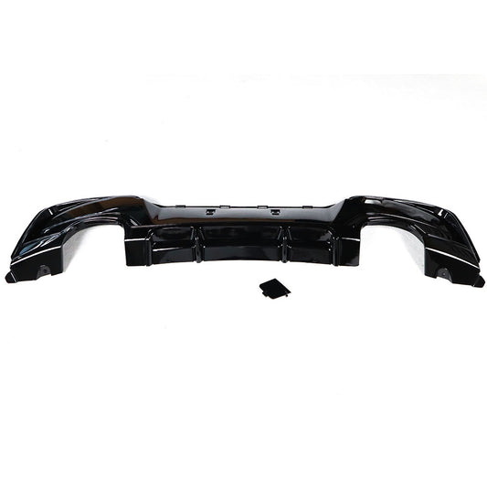 BMW 1 Series F20 GLOSS BLACK M Sport Style Rear Diffuser – Quad Outlet (2011–2019)
