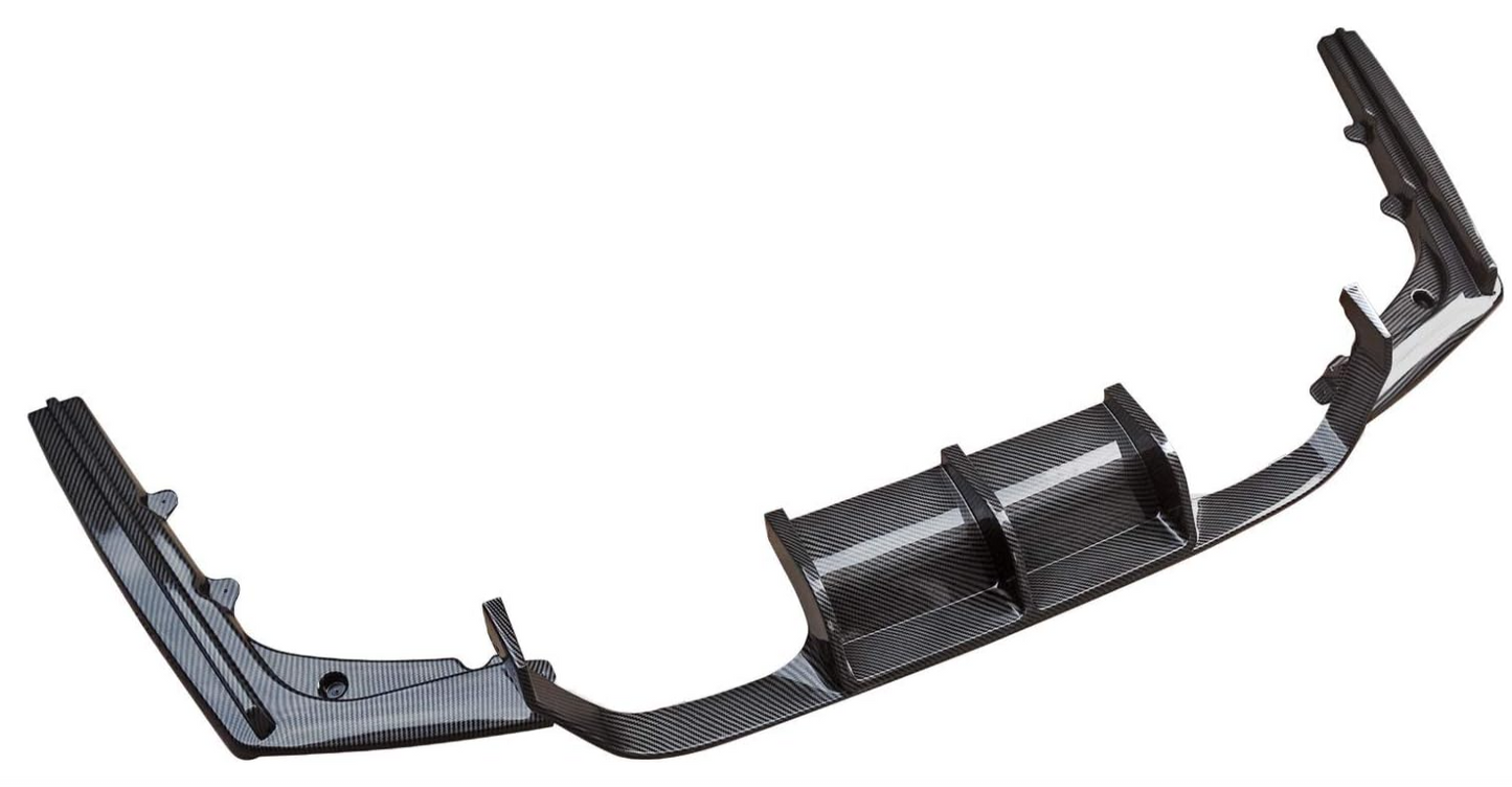 BMW M3/M4 F8x 3 PIECE AGGRESSIVE REAR DIFFUSER CARBON FIBRE