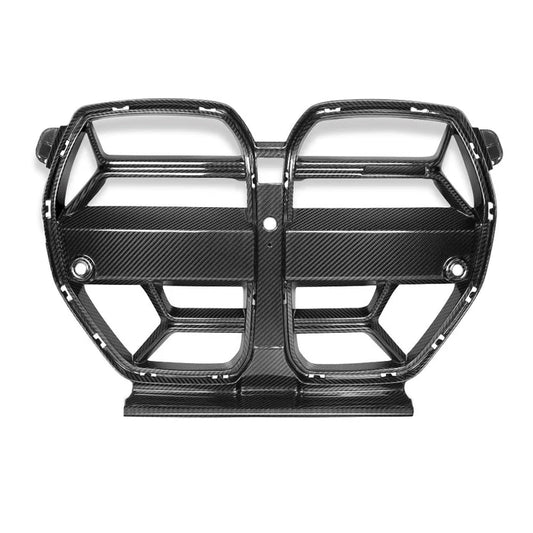 BMW M3/M4 G8x CSL STYLE FRONT GRILLES CARBON FIBRE (WITH ACC / WITHOUT ACC)