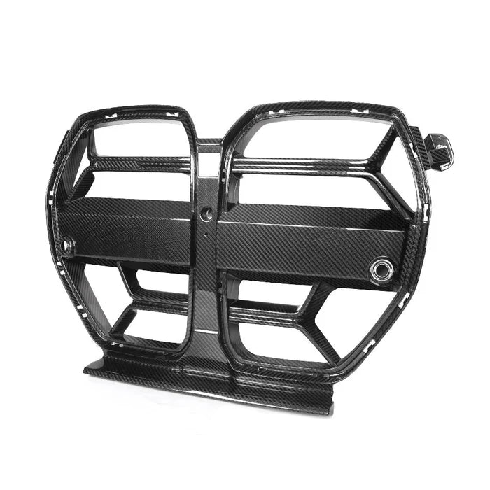 BMW M3/M4 G8x CSL STYLE FRONT GRILLES CARBON FIBRE (WITH ACC / WITHOUT ACC)