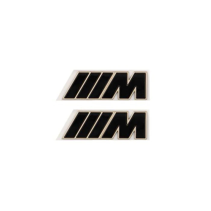 BMW 3 Series Black & Gold Replacement Badges