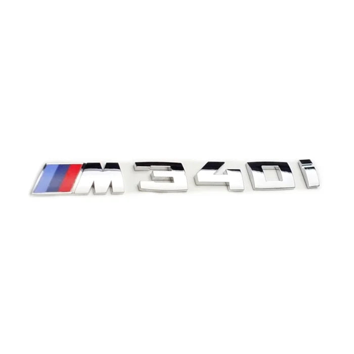 BMW M340i Badge – Silver, Gloss Black, or Matte Black