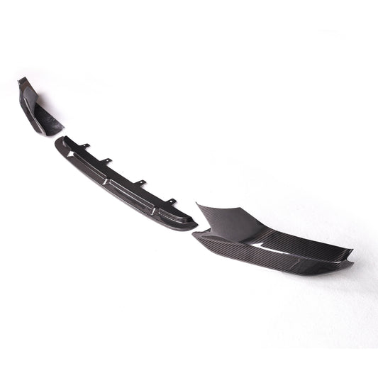 BMW F90 M5 DRY CARBON FIBRE Front Spoiler Lip with Splitters (2018–2020)