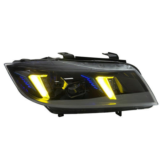 BMW E90 M3 & 3 Series Switchable Yellow/White LED Headlights – Plug & Play Replacement