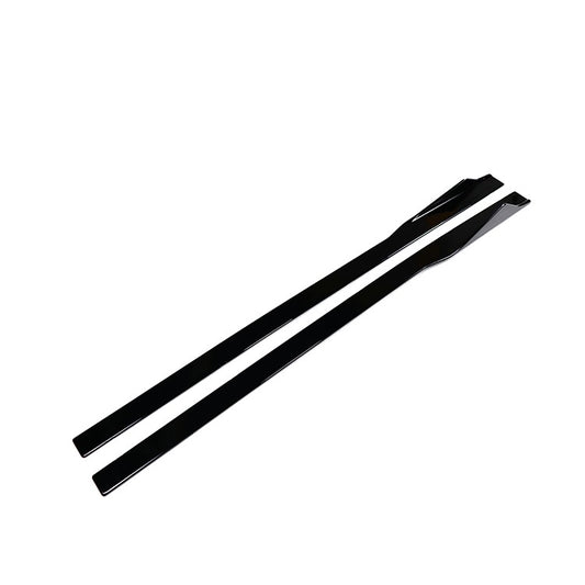 BMW F22 2 Series & F87 M2 GLOSS BLACK Performance Style Side Skirt Extensions (2014–2021)