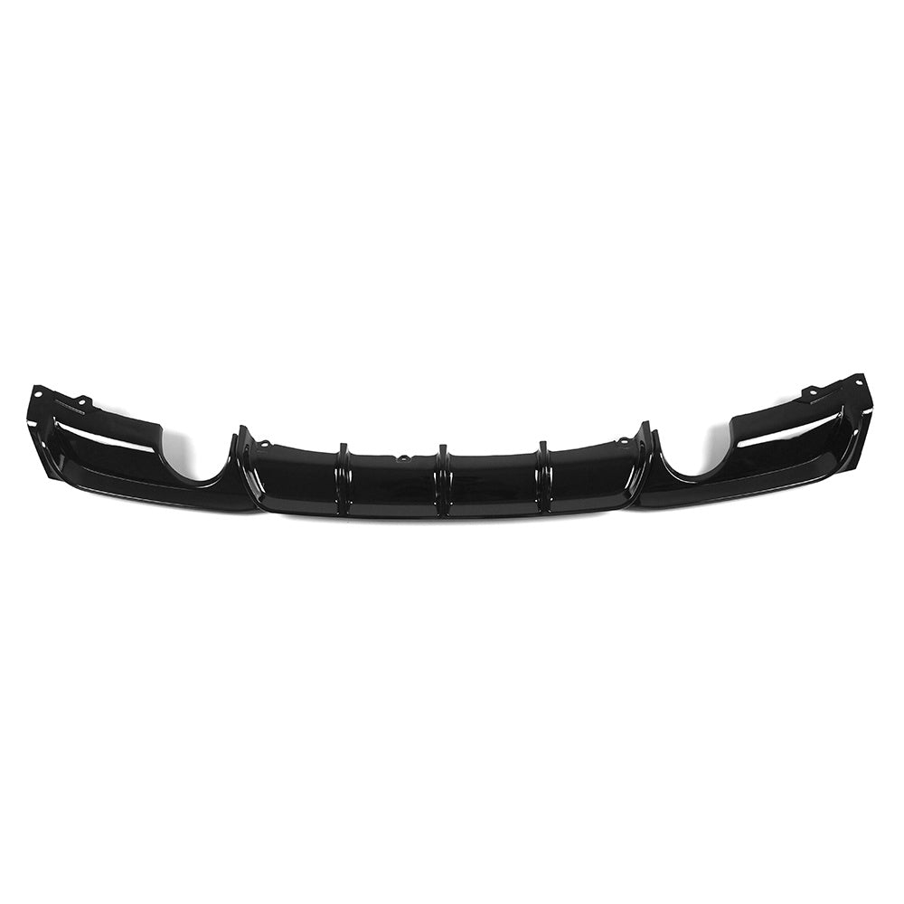 BMW F30/F31 3 Series GLOSS BLACK Rear Diffuser – Dual Exhaust Outlet