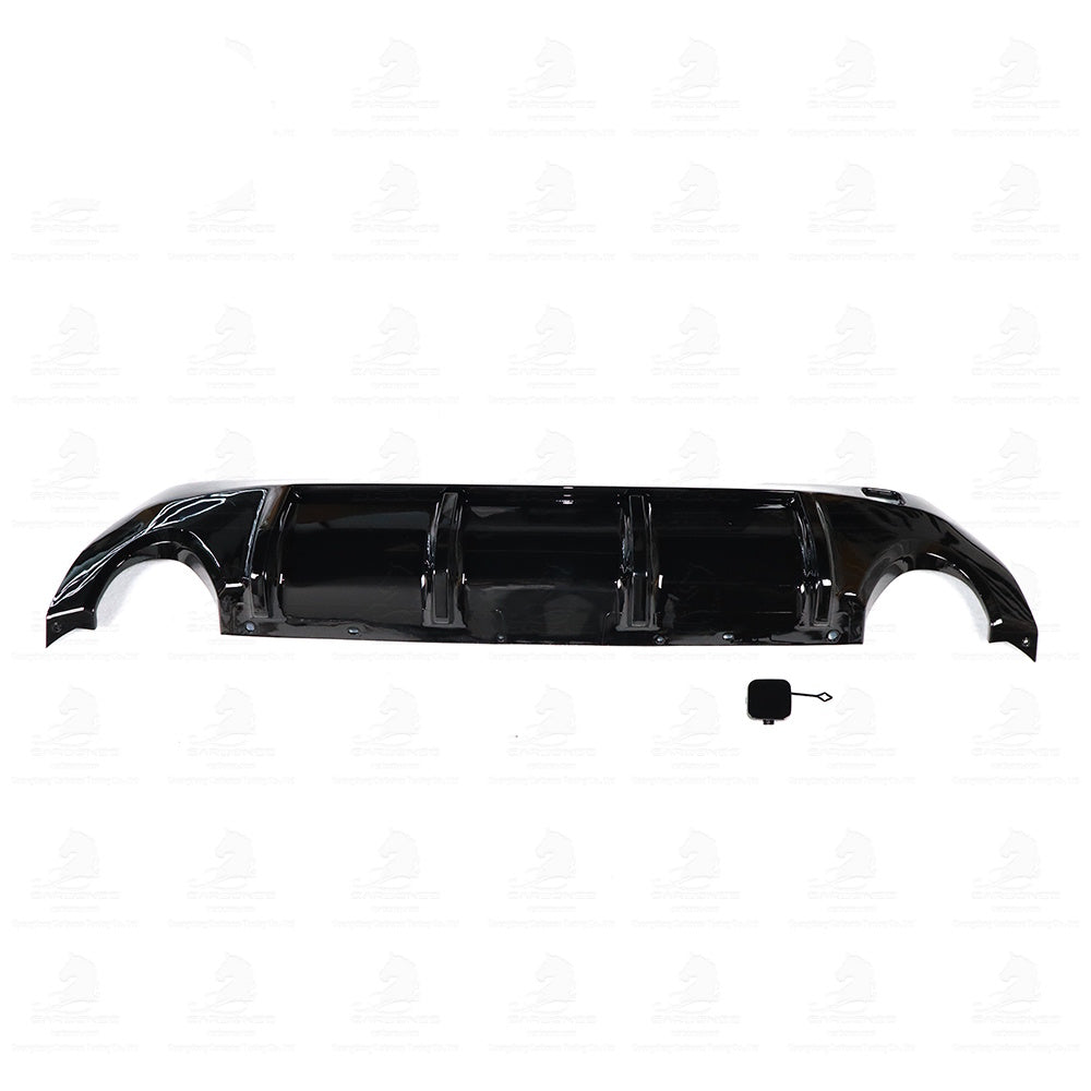 BMW F40 1 Series GLOSS BLACK M Performance Style Rear Diffuser (2019–Present)