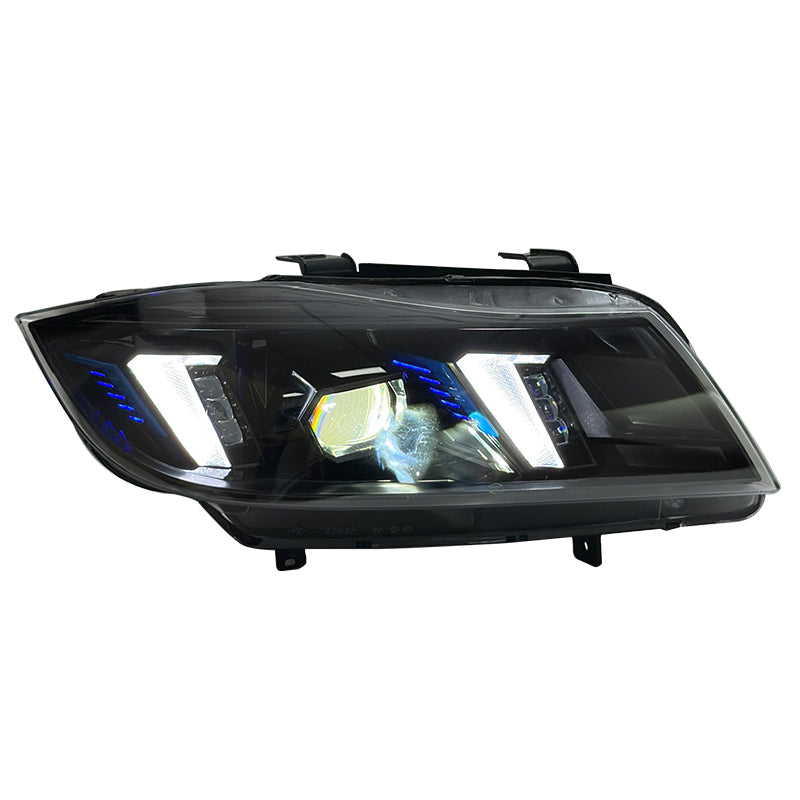 BMW E90 M3 & 3 Series Switchable Yellow/White LED Headlights – Plug & Play Replacement