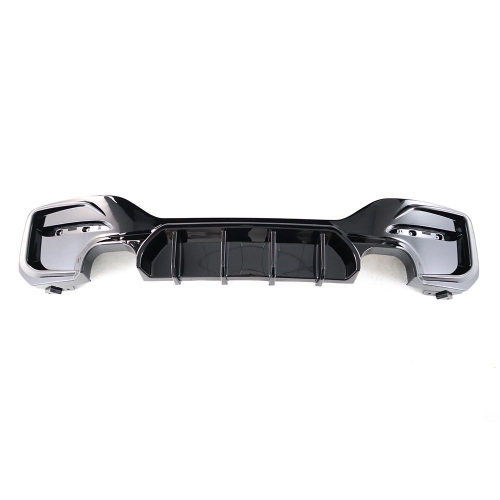 BMW 1 Series F20 LCI GLOSS BLACK Rear Diffuser – Quad Outlet (2015–2019)