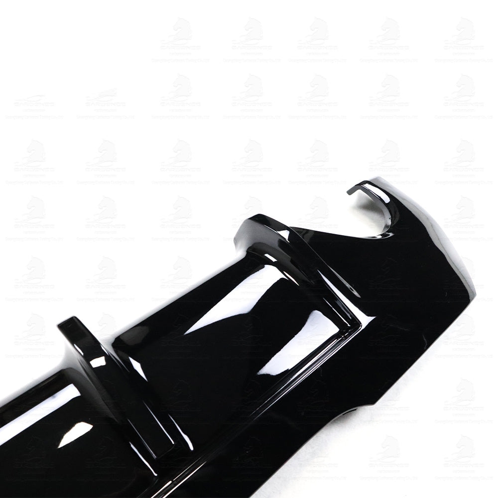 BMW F40 1 Series GLOSS BLACK M Performance Style Rear Diffuser (2019–Present)
