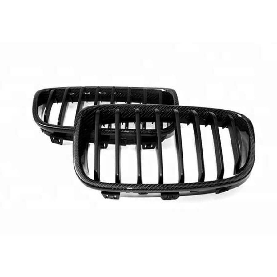 BMW 1 Series F20/F21 LCI CARBON FIBRE OEM Style Front Kidney Grilles (2015–2017)