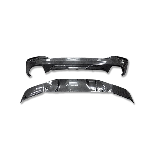 BMW G30 CARBON FIBRE M Performance Style 2PC Rear Diffuser (M Sport)