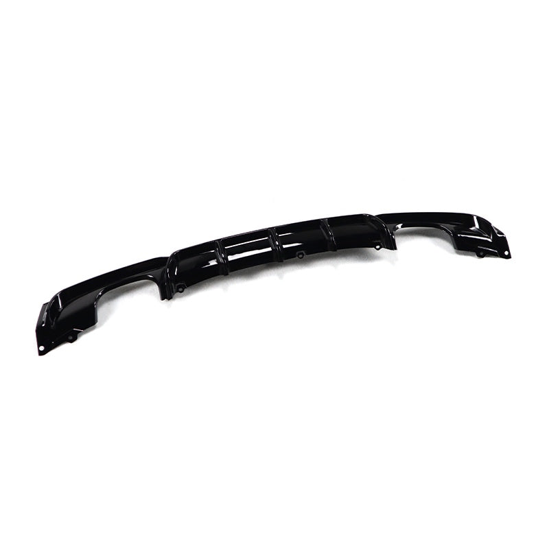 BMW 3 Series GLOSS BLACK Performance Style Rear Diffuser – Quad Exhaust Outlet