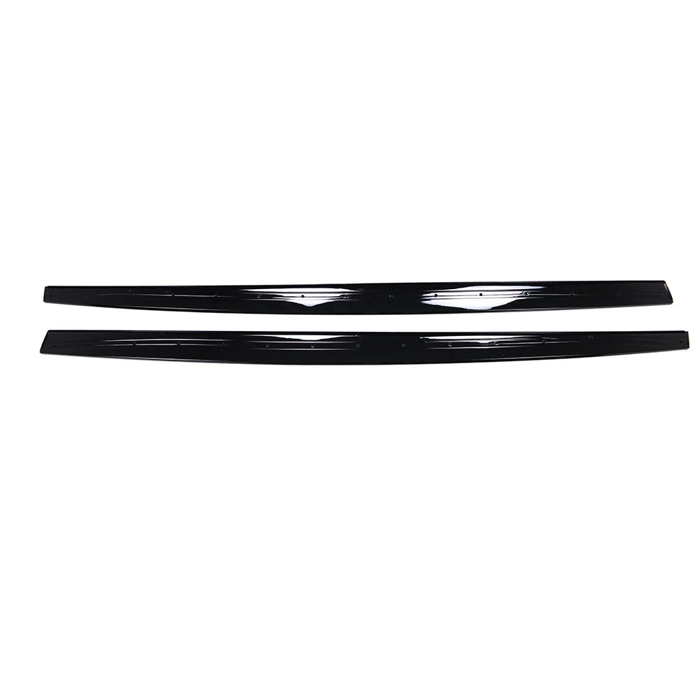 BMW F32 F33 F36 4 Series GLOSS BLACK M-Performance Style Side Skirt Extensions (2013–2018)